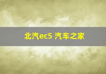 北汽ec5 汽车之家